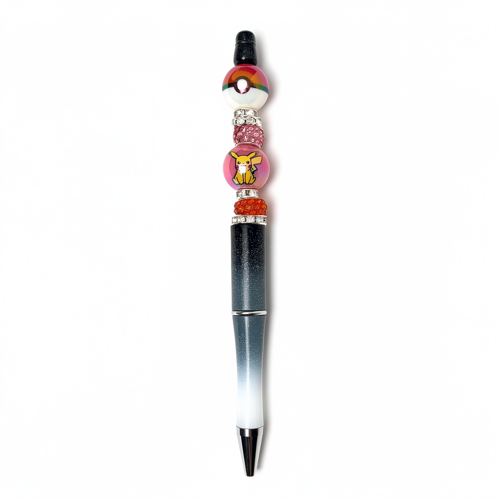 Monster ball character decorative ballpoint pen with gradient barrel