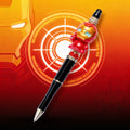 Decorative hero character pen with smooth ballpoint writing