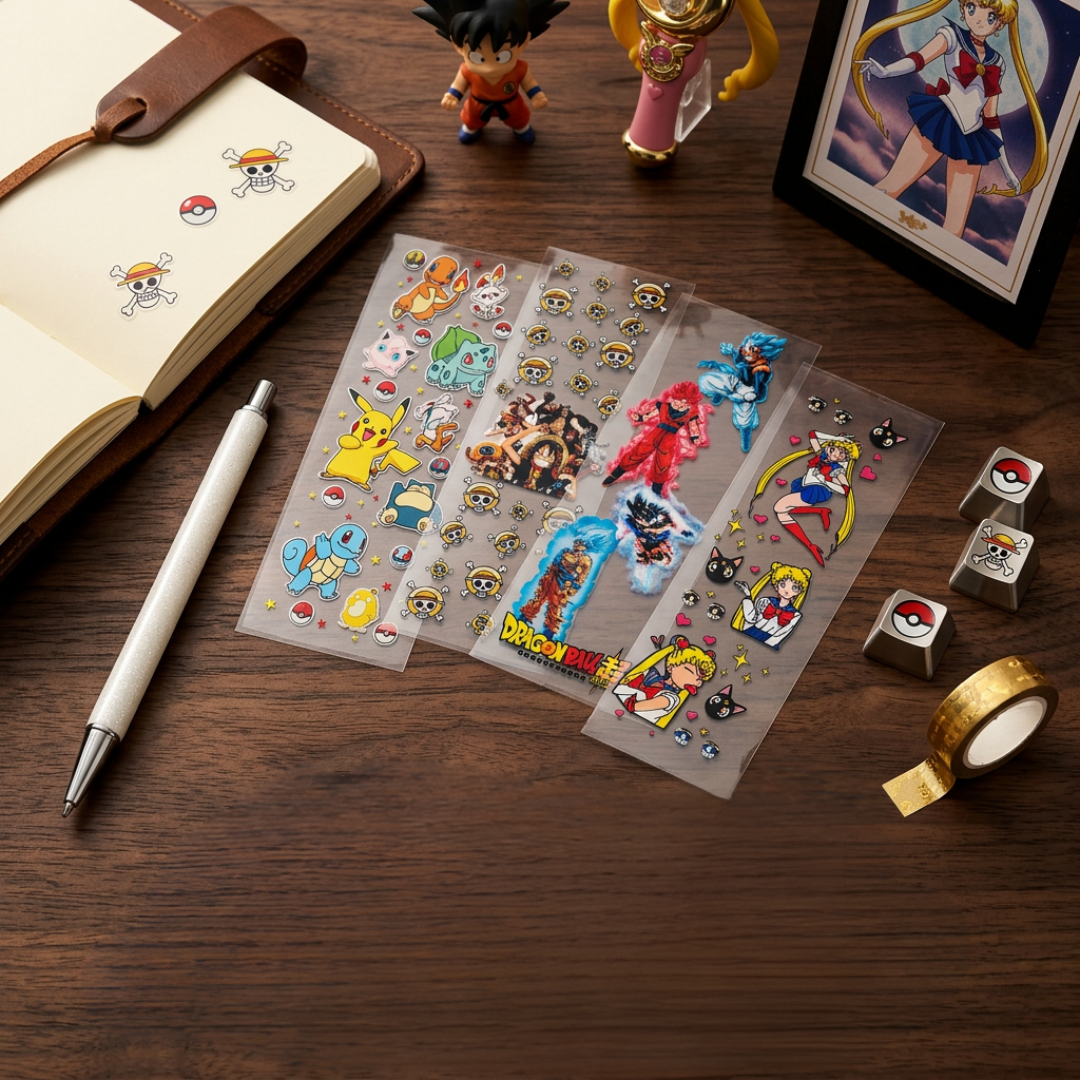 Decorative pen with interchangeable wraps for stationery customization